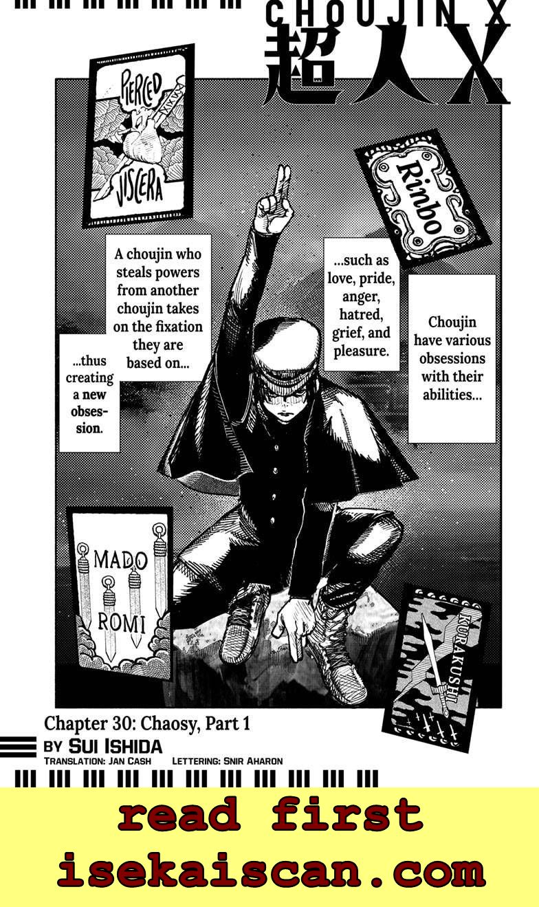 Choujin X, Chapter 30 image 01